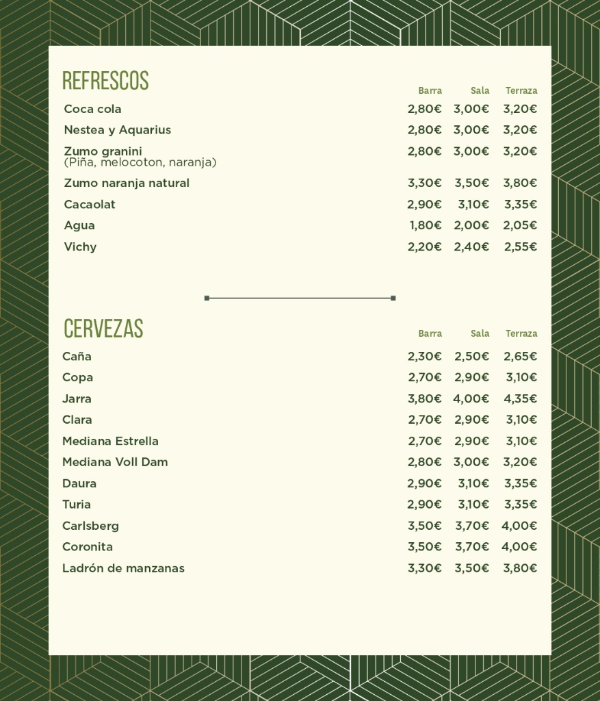 Carta Green's Aribau